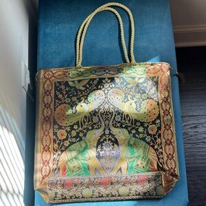 NWOT Free People Inspired Ethnic print Elegant Multicolor Tote Bag